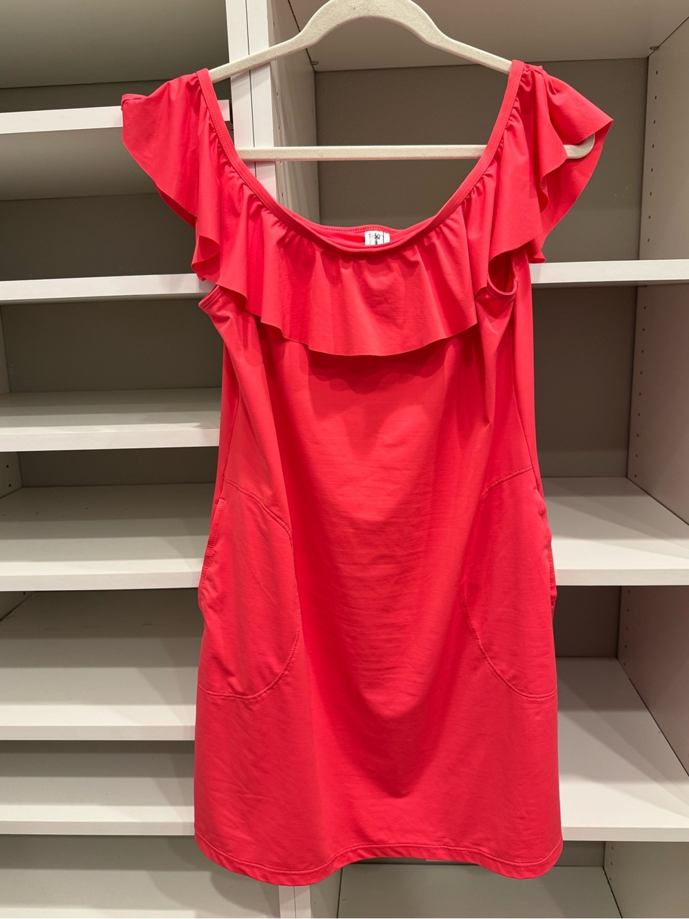 Tommy Bahama "Pearl" off-the-shoulder spa dress, UPF  UV Protection, Size M